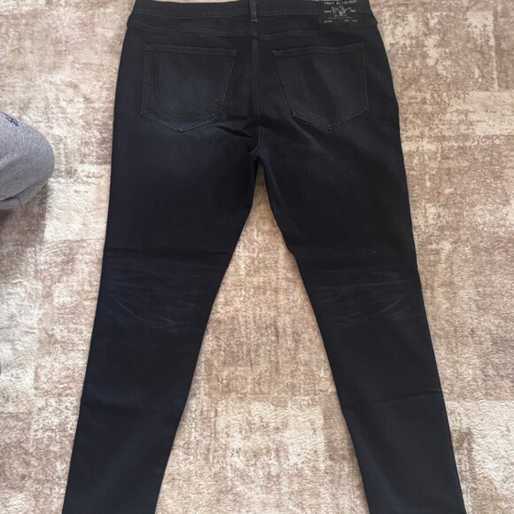 True Religion Brand Mick Style Deep Blue Denim Jean, Size 38 - Picture 2 of 6